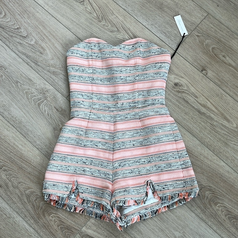 NWT Lovers + Friends Rise n Shine Sleeveless Romper in XS